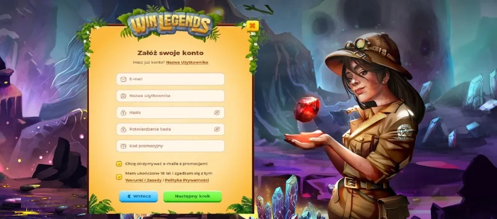 WinLegends Login